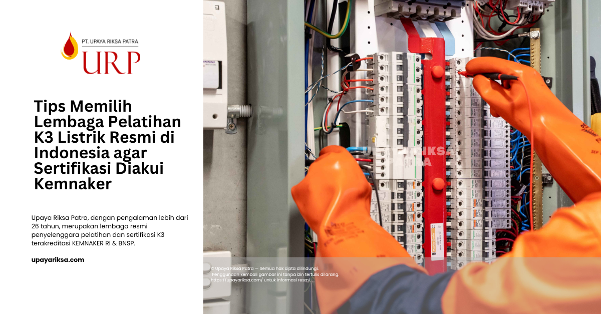 Pelatihan Teknisi K3 Listrik Resmi