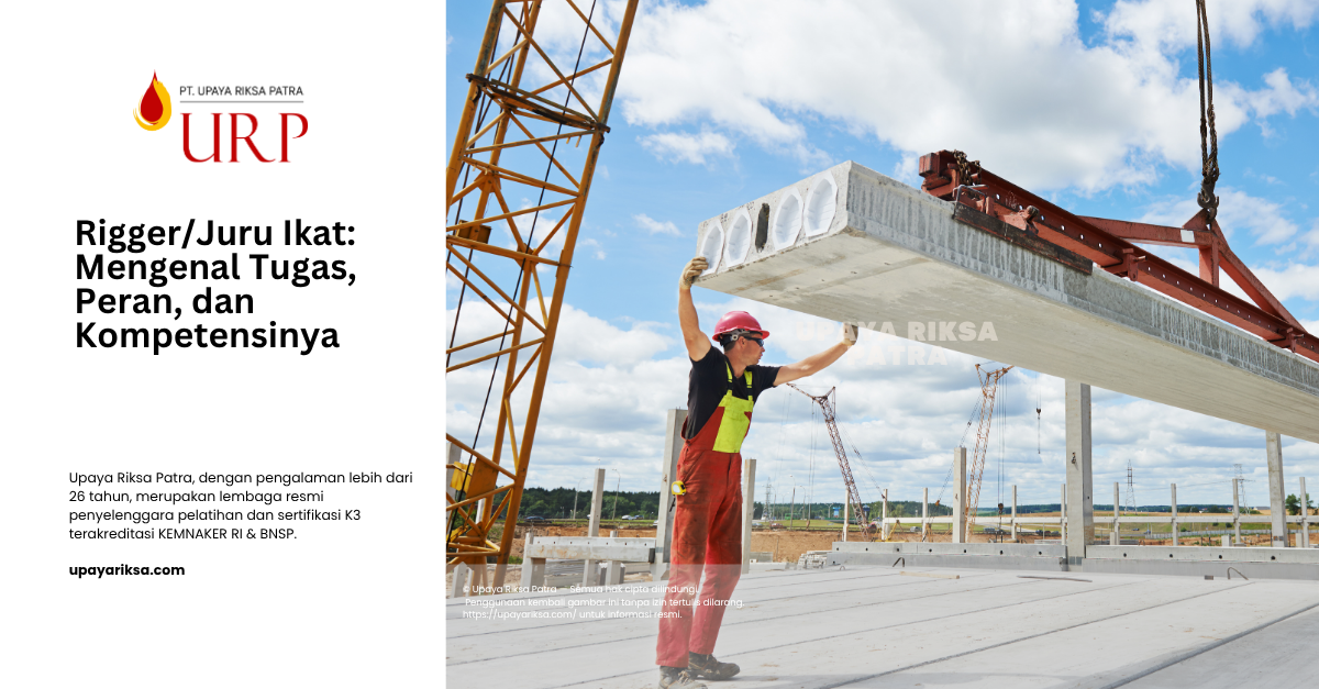 Upaya Riksa Patra - Apa itu Rigger Sertifikasi Kemnaker
