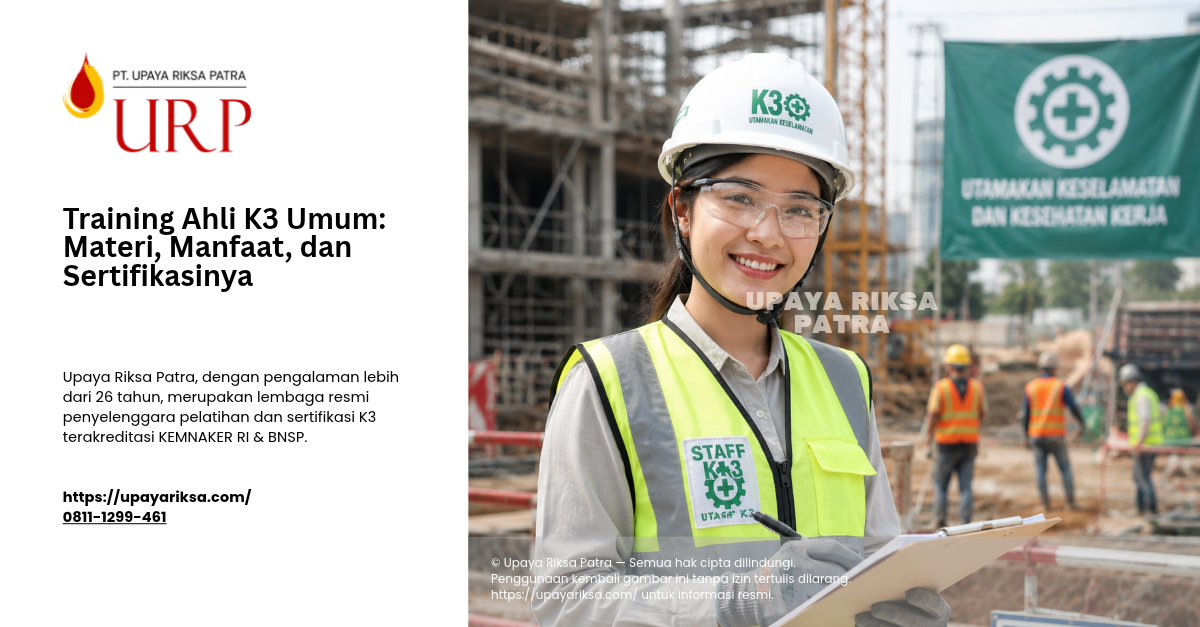 Training Ahli K3 Umum_ Materi, Manfaat, dan Sertifikasinya